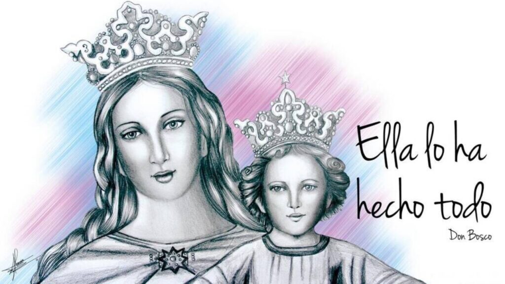 María Auxiliadora auxilio de los cristianos